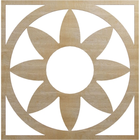 Blume Wood Fretwork Pierced Ceiling Medallion, Hickory, 30OD X 10 3/8ID X 3/8T